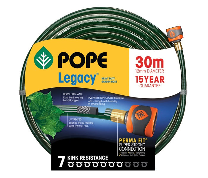 Pope Legacy Garden Hose - 12mm - By The Meter