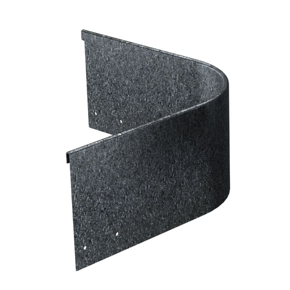 FormBoss Galvabond Steel Rounded Cornerpiece - Inside Lip