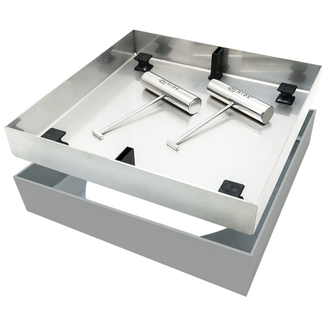 Hide Skimmer Lid & Access Cover - Wet Pour Concrete Kit