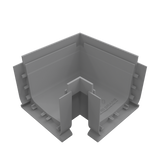 Right Angle Corners to Suit One Channel