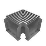 Right Angle Corners to Suit One Channel