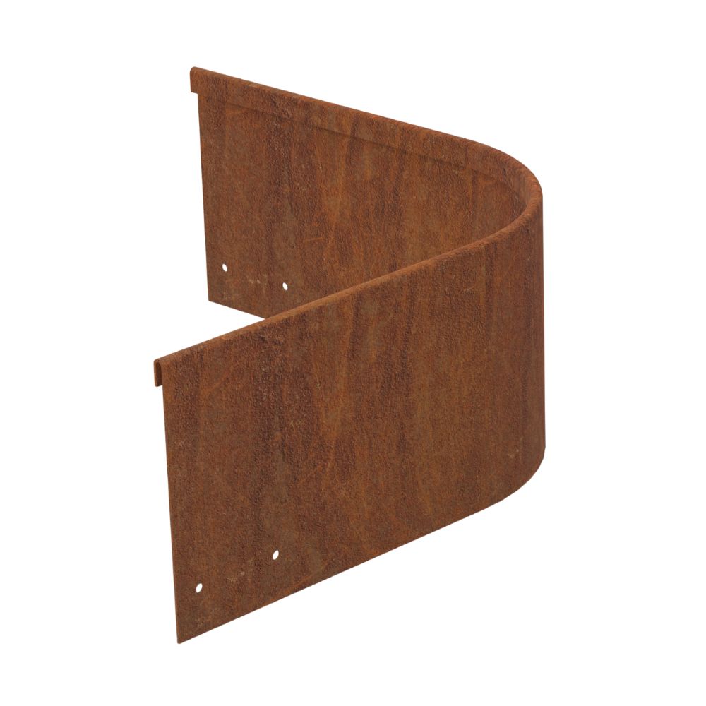 FormBoss Redcore Steel Rounded Cornerpiece - Inside Lip
