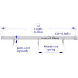FormBoss SuperDyma Steel Angled and Tapered Stakes