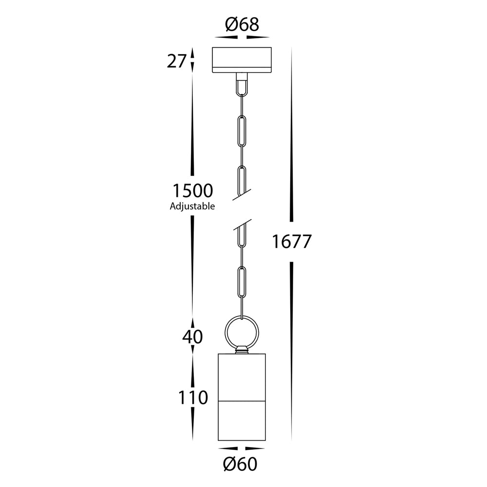 Havit 12V Tri Colour Outdoor Tivah Brass LED Pendant