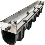 Hide Concrete Pour Lineal Drain Kit 1m with Form Work Kit