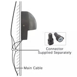 Pro Light Club Black Aluminium 3000k Step Light