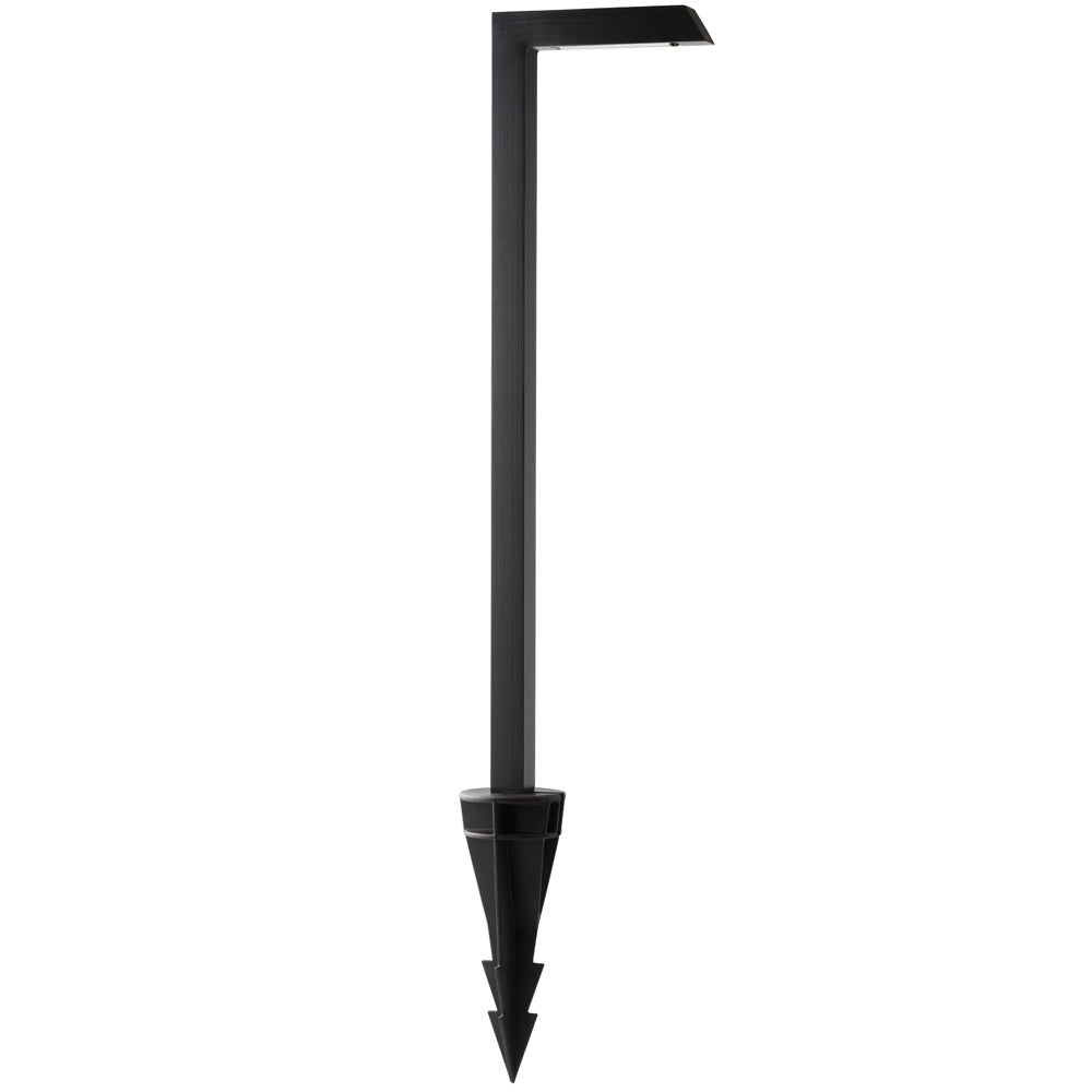 Pro Light Club Black Aluminium L Shaped Path Light
