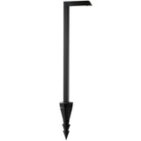 Pro Light Club Black Aluminium L Shaped Path Light